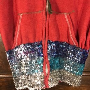 By the company Fresh, zip-up hoodie